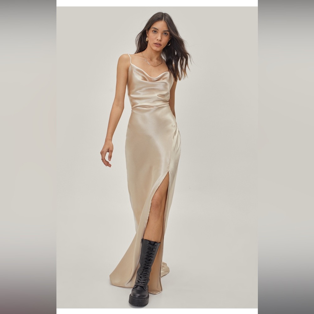 Brand new Nasty Gal satin dress